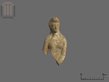 Part of a terracotta figurine of Aphrodite