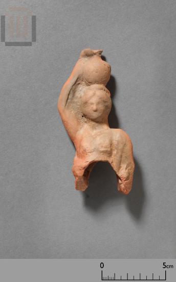 Part of terracotta figurine of a water-carrier