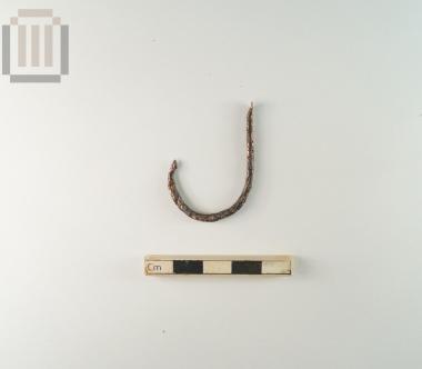 Χάλκινο αγκίστρι ψαρέματος από το Λαδοχώρι