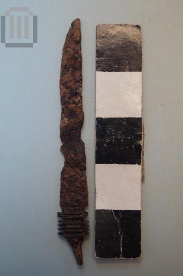 Iron blade of a dagger