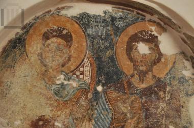 Fragment of a wall painting