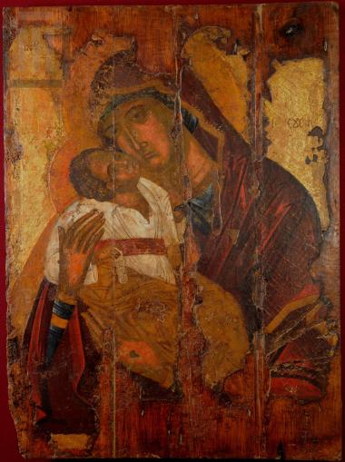 Portable icon of the Virgin Eleousa