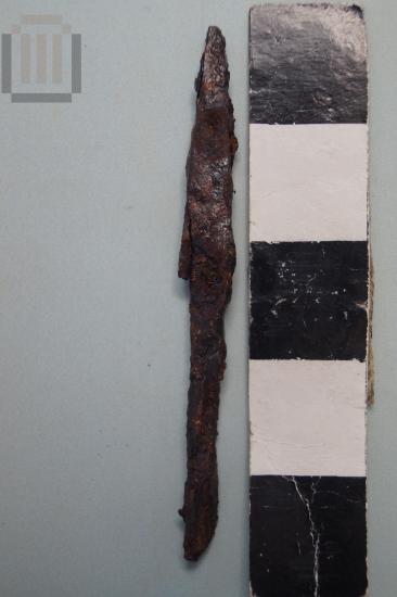 Iron blade of a dagger