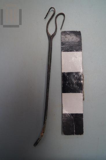 Iron knitting needle