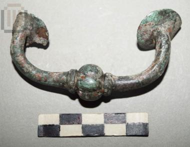Bronze vase handle