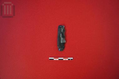 Obsidian blade fragment