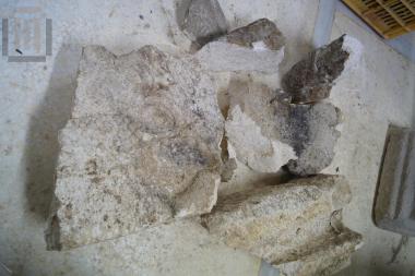 Part of sarcophagus