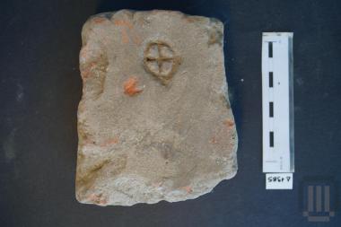 Fragment of an incised brick