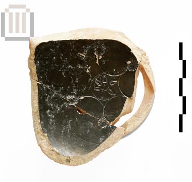 Αττική χωρίς κύλικα στέλεχος με εμπίεστη διακόσμηση [τμήμα]