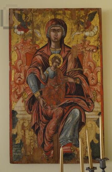 Παναγία Ένθρονη Βρεφοκρατούσα, δεσποτική εικόνα