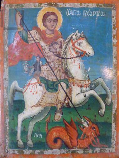 Saint George on horseback
