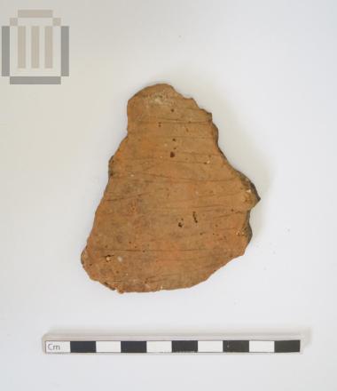 Sherd of a handmade vase from the Sideri cave