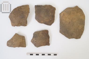 Sherds of a handmade vase from the Sideri cave