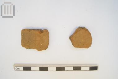 Sherds of a handmade vase from the Sideri cave