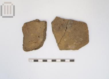 Sherds of a handmade vase from the Sideri cave