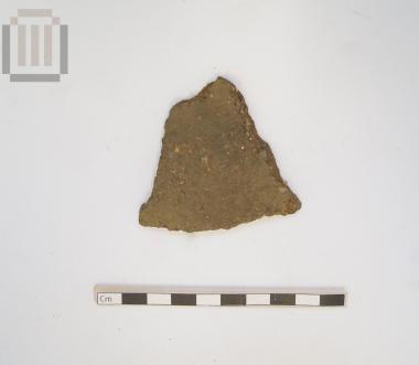 Sherd of a handmade vase from the Sideri cave