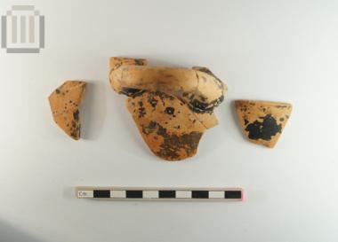 Black glazed bowl fragments from Prodromi