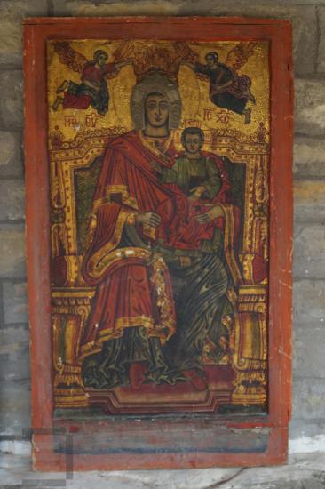 The Virgin enthroned