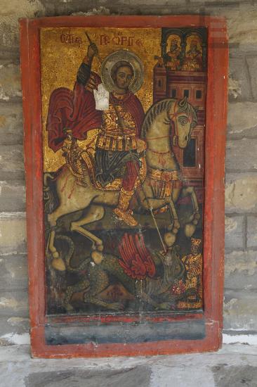 Saint George on horseback