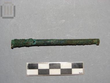 Small bronze tube for draining liquids (clyster)