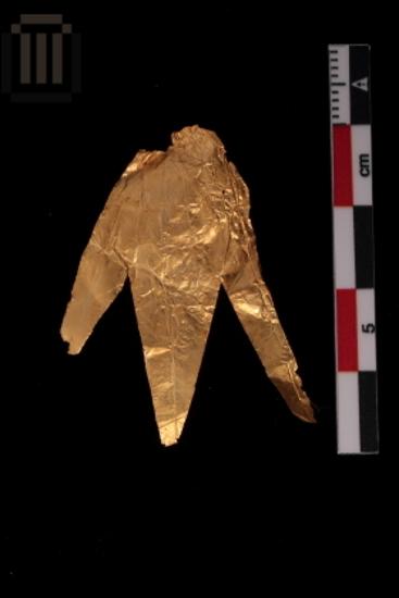 Gold leaf-shaped sheet metal