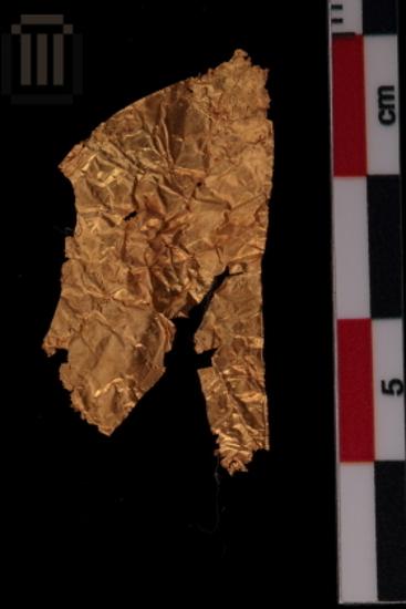 Gold leaf-shaped sheet metal