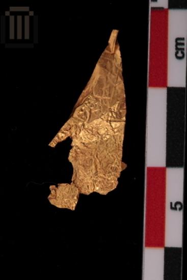 Gold leaf-shaped sheet metal
