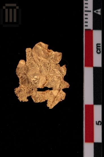 Gold leaf-shaped sheet metal