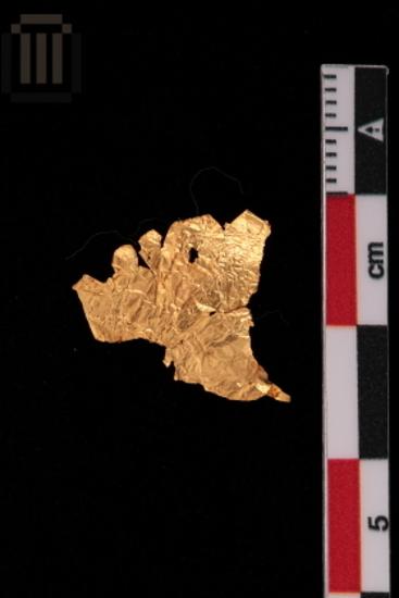 Gold leaf-shaped sheet metal
