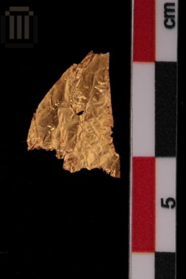 Gold leaf-shaped sheet metal