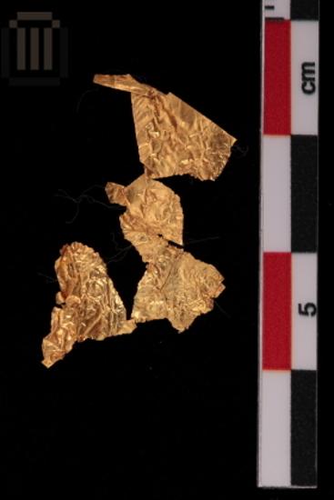 Gold leaf-shaped sheet metal