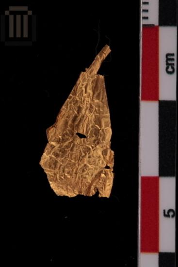 Gold leaf-shaped sheet metal