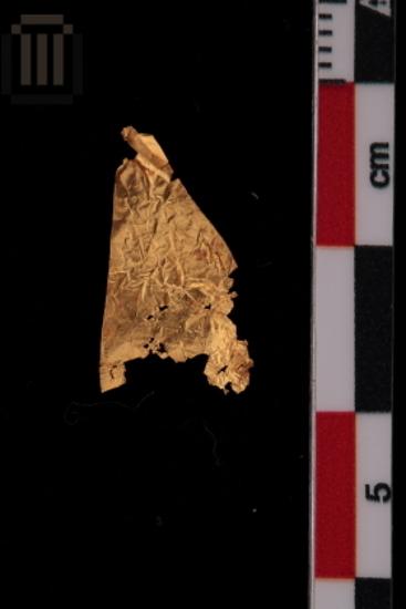 Gold leaf-shaped sheet metal