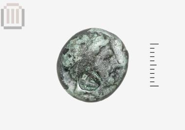 Χάλκινο νόμισμα Φιλίππου Β' από την Ελέα