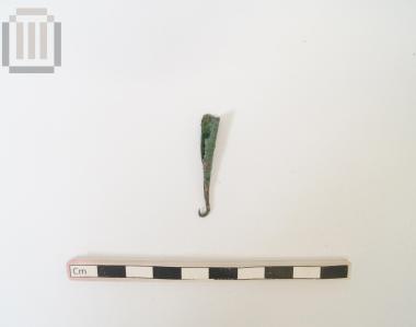 Bronze spindle hook from Ladochori