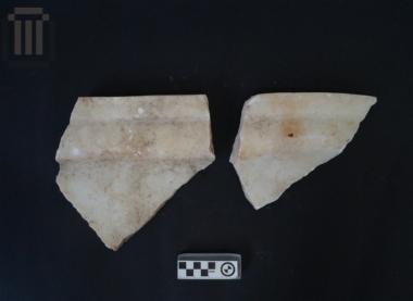 Marble architectural member fragments from Ladochori
