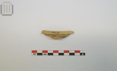 Potsherd of lip of mycenaean alabastron