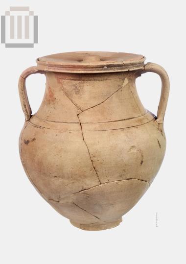 Cinerary amphora with lid