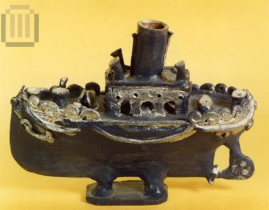 Ceramic ship miniature