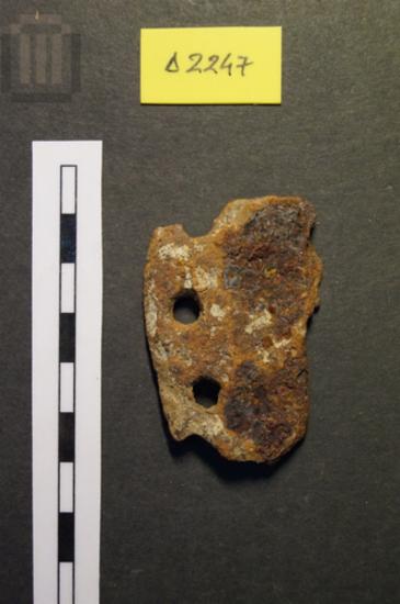 Fragment of a horseshoe