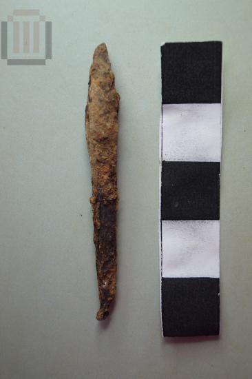 Iron blade of a dagger