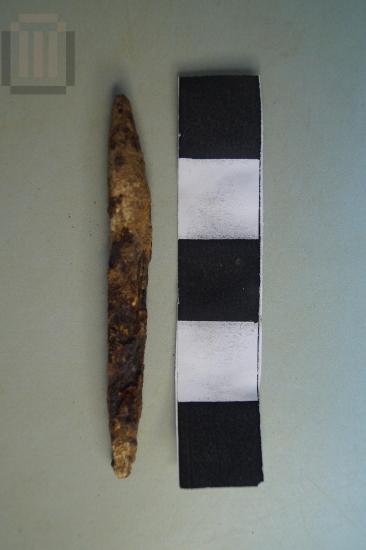 Iron blade of a dagger