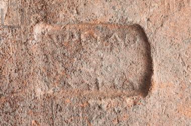 Fragment of a Thasian stamped roof tile