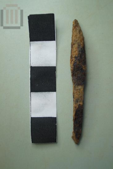 Iron blade of a dagger