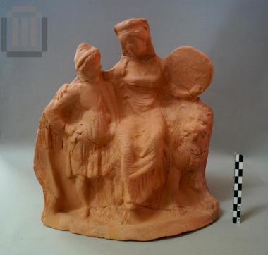 Ανάγλυφο σύμπλεγμα Κυβέλης με Άττι