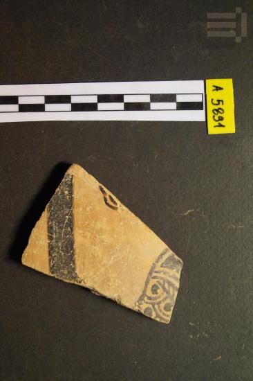 Fragment of an open-shaped vase