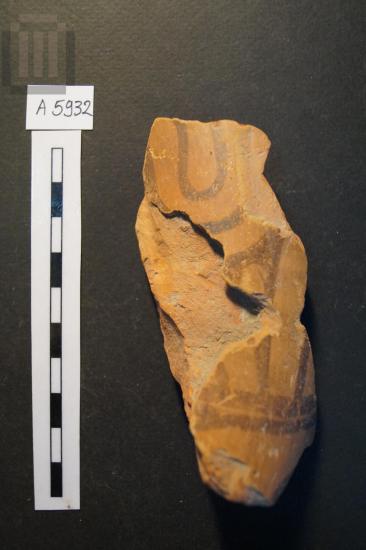 Fragment of a close-shaped vase