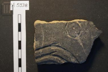 Fragment of a close-shaped vase