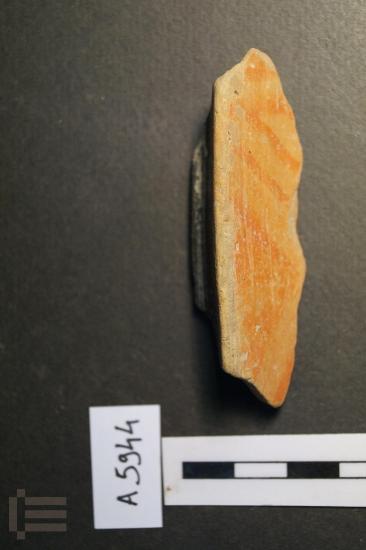 Rim fragment of a black-topped vase