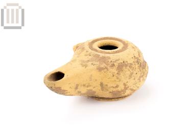 Unpainted rounded lamp